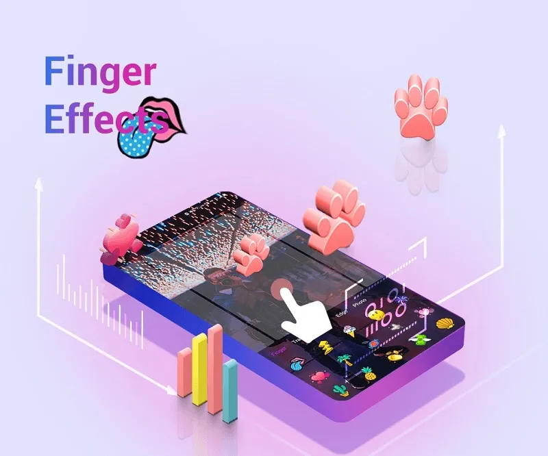 Tampilan antarmuka 3D Effect Launcher Live Effect MOD dengan fitur premium