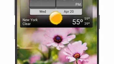 3D Flip Clock Weather mod interface showing premium features