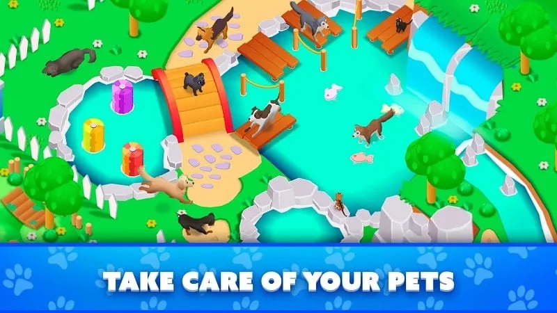 A screenshot displaying the diverse range of pets available in the game.