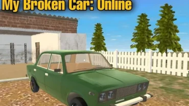 A screenshot displaying the gameplay of My Broken Car: Online.