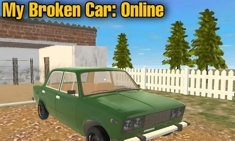 A screenshot displaying the gameplay of My Broken Car: Online.