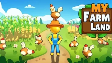 A screenshot displaying the gameplay of My Farm Land.