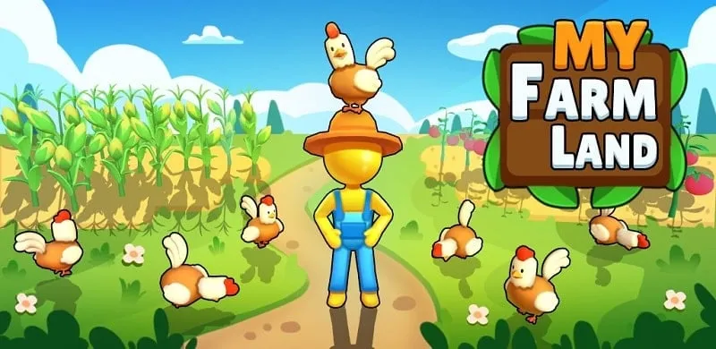 A screenshot displaying the gameplay of My Farm Land.