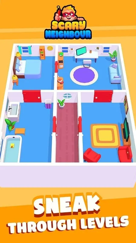 A screenshot displaying various trap options available in the Scary Neighbour game.