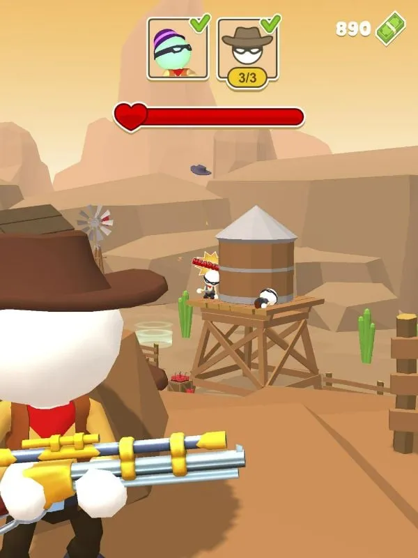 A screenshot displaying various weapons available in Western Sniper.