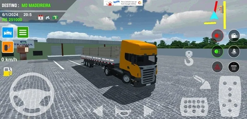 A screenshot of BR Truck 2 illustrating the variety of trucks available in the game.