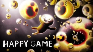 A screenshot of the Happy Game main menu.