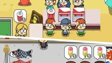 A screenshot of the Idle Food Bar game interface displaying the mod features.