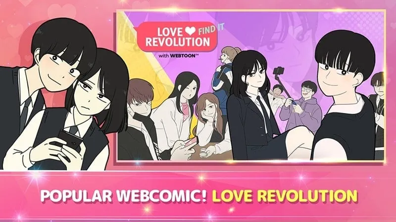 A screenshot of the Love Revolution game displaying a level completed screen and rewards.