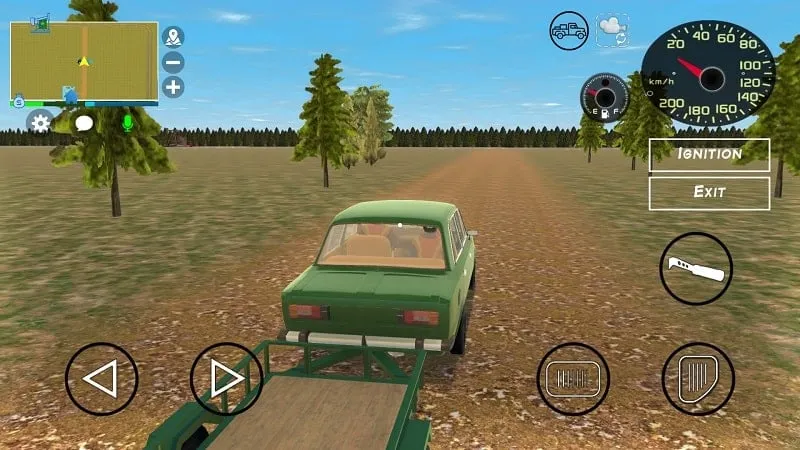 A screenshot of the multiplayer mode in My Broken Car: Online.