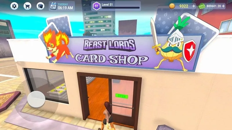 A screenshot of the TCG Card Supermarket Simulator gameplay.