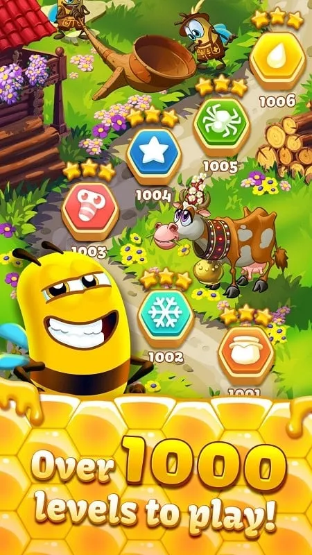 A screenshot showcasing the in-game shop where unlimited money can be utilized in Bee Brilliant.