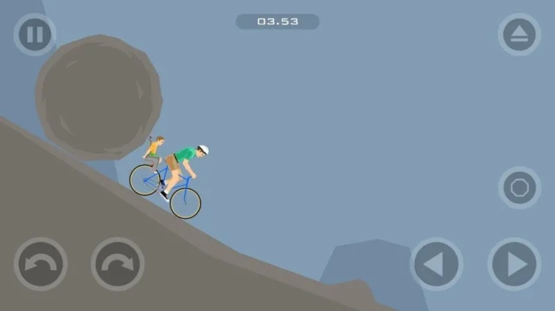 A selection of playable characters in Happy Wheels.