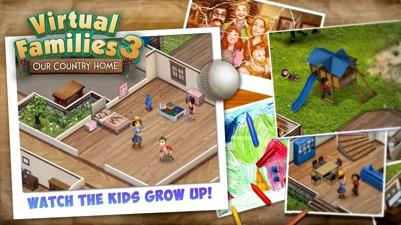 A step-by-step guide on how to download and install the Virtual Families 3 mod.