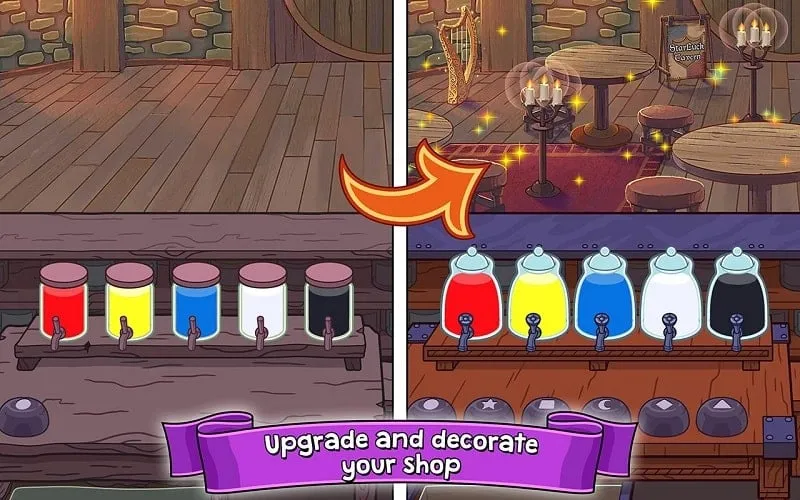 Achieving milestones and rewards in Potion Punch.