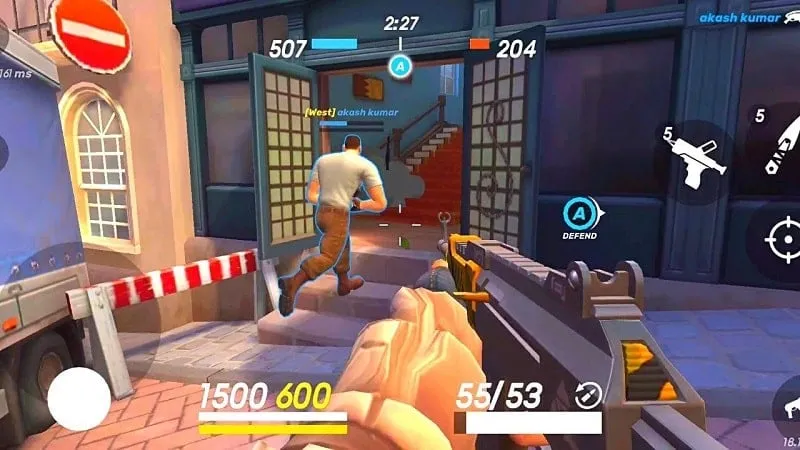 Activating mod features in Guns of Boom.