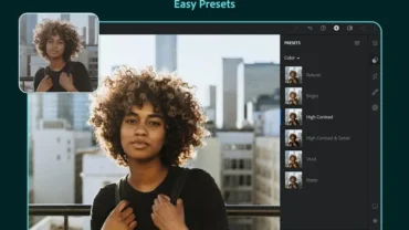 Adobe Lightroom mod interface showing premium features