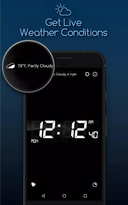 Alarm Clock for Me app settings menu