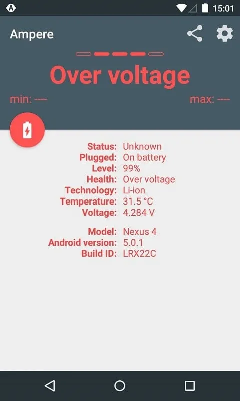 Ampere mod settings and options