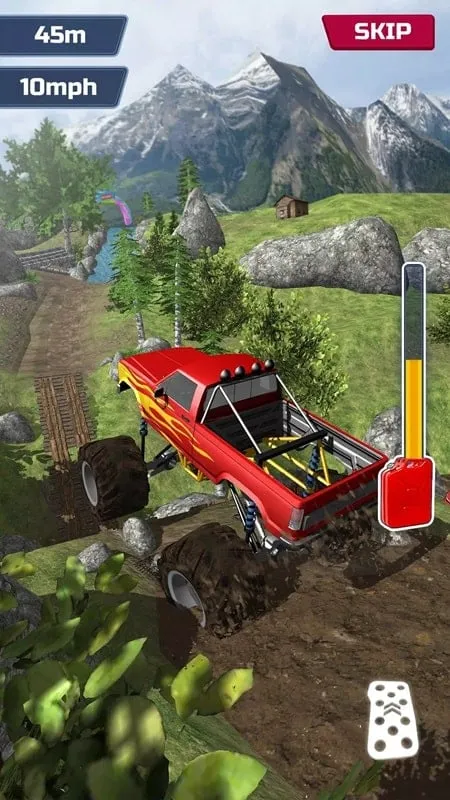 An in-game screenshot showcasing a variety of powerful off-road vehicles available for purchase in Offroad Climb 4x4.