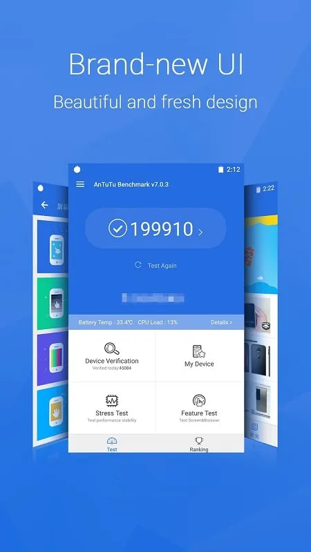 AnTuTu Benchmark hiển thị bảng xếp hạng thiết bị tổng thể