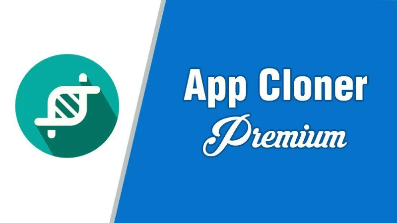 Tampilan antarmuka App Cloner Premium mod dengan fitur premium