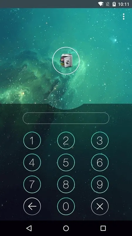 Interface do AppLock Mod mostrando recursos premium