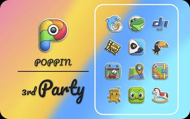 Applying Poppin Icon Pack to a launcher