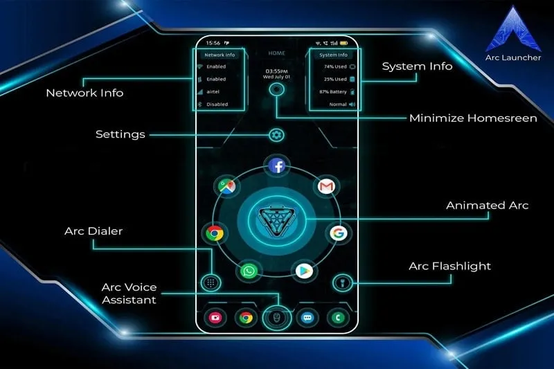 ARC Launcher Arc AI voice assistant