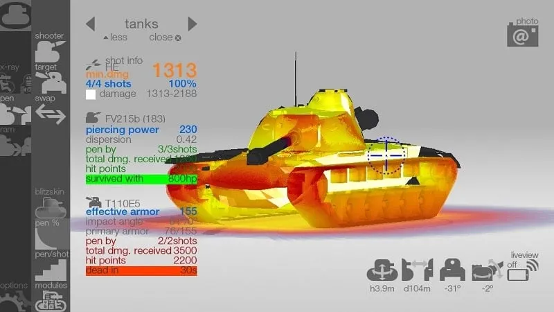 Armor Inspector mod interface showing premium features