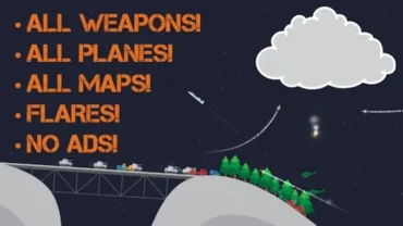 Atomic Fighter Bomber Pro gameplay screenshot.
