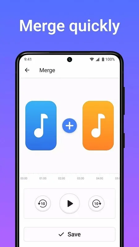 Audio Editor Ringtone Maker apk free interface