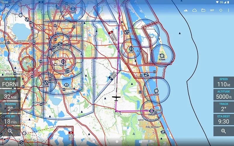 Avia Maps Aeronautical Charts weather feature