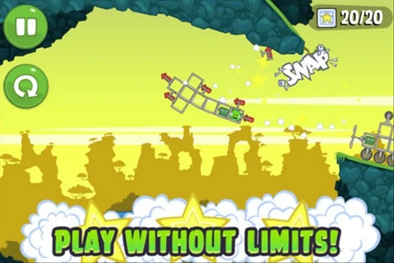 Bad Piggies installation process on Android.