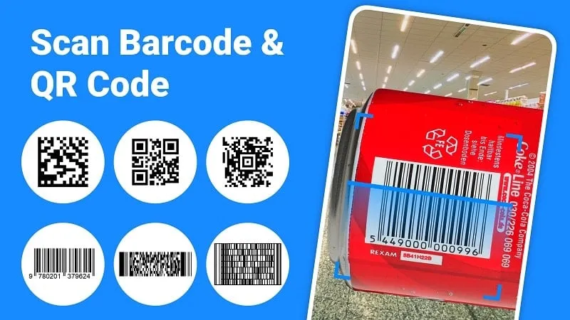 Barcode Generator Scanner mod interface demonstrating barcode creation