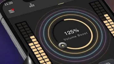 Bass Booster Equalizer PRO mod interface showing premium features