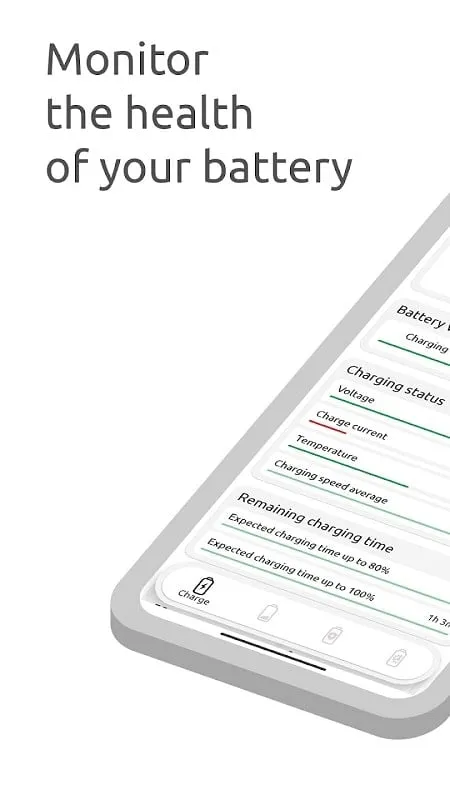 BatteryOne Battery mod interface showing premium features