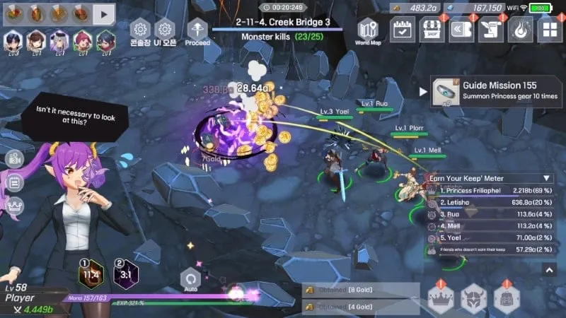 Battling formidable monsters and bosses using enhanced abilities provided by the mod.