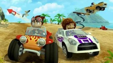 Beach Buggy Racing gameplay screenshot.