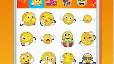 Big Emoji sticker for WhatsApp mod apk interface