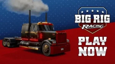 Big Rig Racing gameplay screenshot.