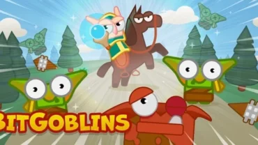 BitGoblins gameplay on an Android device.