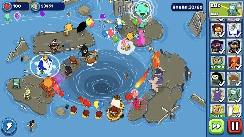 Bloons Adventure Time TD mod free