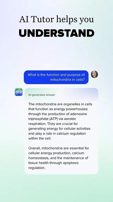 Brainly apk with question and answer interface