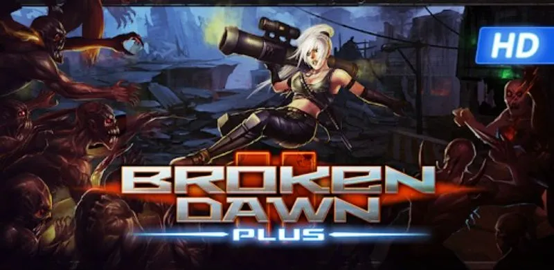 Broken Dawn Plus HD main screen showcasing gameplay.