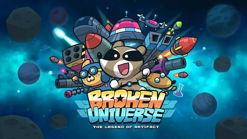 Broken Universe Tower Defense gameplay screenshot.