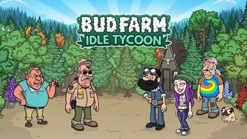 Gameplay Bud Farm Idle Tycoon.