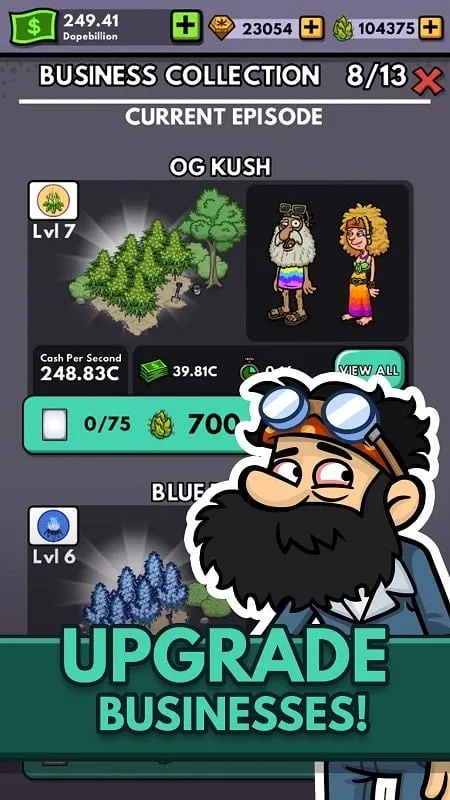 Các tính năng mod của Bud Farm Idle Tycoon.