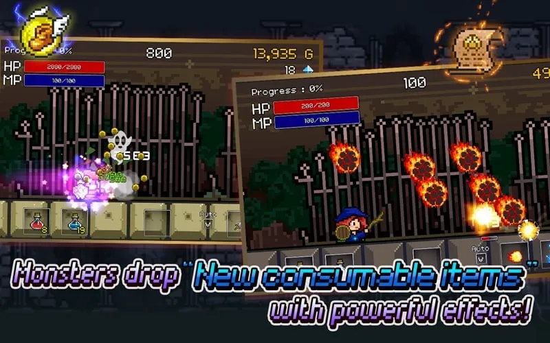 Buff Knight Advanced gameplay screenshot.