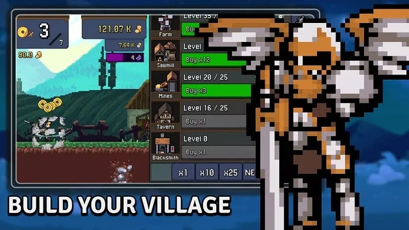 Build and expand your village in Tap Ninja.